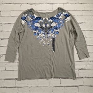 Lucky Brand Floral Graphic T-Shirt